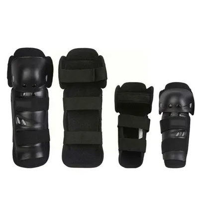 Motorcycle Knee Pads and Elbow Pads Four-piece Suit, Off-road Gear, Riding Protective Sports Racing Protective Gear Motorcy