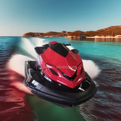 4 Stroke 3-Seater Jet Ski with 1500cc Engine Starter Fiberglass Material Wave Runner Sea Driver for Sale