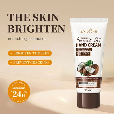 SADOER Coconut Hand Cream Moisturizing Hand Cream for Winter Hand Care