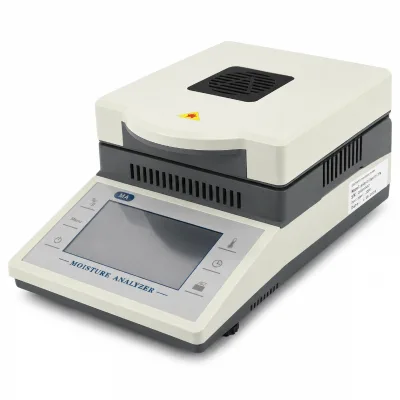 MA-50-10 Halogen Moisture Analyzer Touch Screen Seed Moisture Tester 0.01g Accuracy 0-50g Capacity for Lab Testing