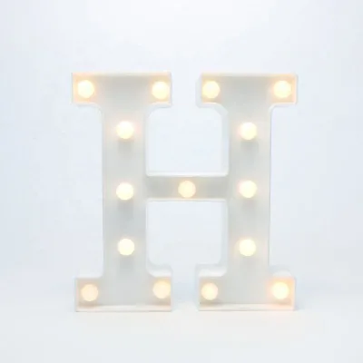 Romantic LED Acrylic Marquee Letter Lamp Battery Powered Holiday Decoration