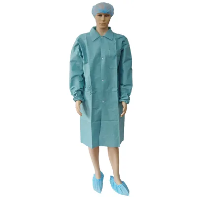 Low Moq Nonwoven Antistatic Disposable Lab Coats Non-woven Suit