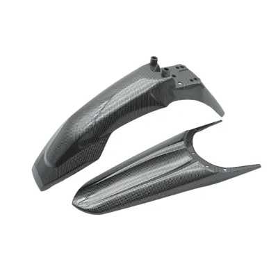 CQHZJ High-quality Off-road Motorcycle Fenders Front and Rear Plastic Carbon Fiber Mudguards for KUGOO Tuttio