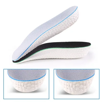 Soft Breathable Cushioned Arch Support 3 Layer Height Increased Heel Pad