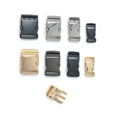 Factory-direct Model X339 2038 mm Adjustable Buckle Electroplated Polished All-metal Leisure Travel Belt Clip Made Zinc Alloy