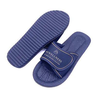 Comfortable Eco-Friendly Anti-Slip Custom Hotel Slippers With Logo Unisex Spa Slides Slippers