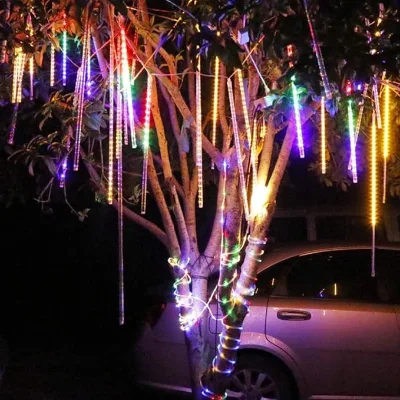 Meteor Shower Rain Lights for Christmas Lights Halloween Party Holiday Garden Tree Thanksgiving Xmas Decoration