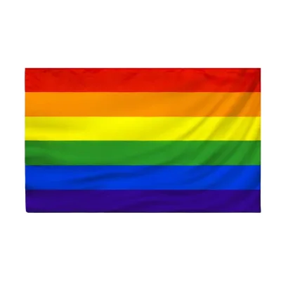 90x150cm Square Polyester Sport Flying Soft Omnisexual Pansexual Pride Colorful LGBT Pride Digital Printed Flags Wood Flagpole