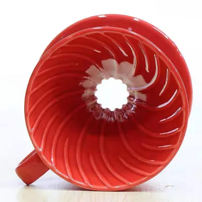 Hot Sale 1 - 2 Cups Ceramic  Coffee Dripper Cup Pour Over Coffee Filter Cup Reusable  Coffee Filter