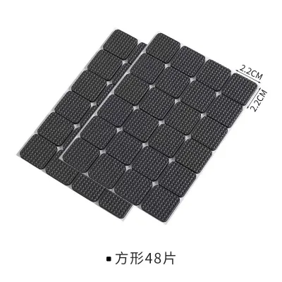 Cut-out Round Grid EVA Foot Pad Furniture Anti-slip EVA Pad Single-sided Self-adhesive Black EVA Foam Adhesive Pad