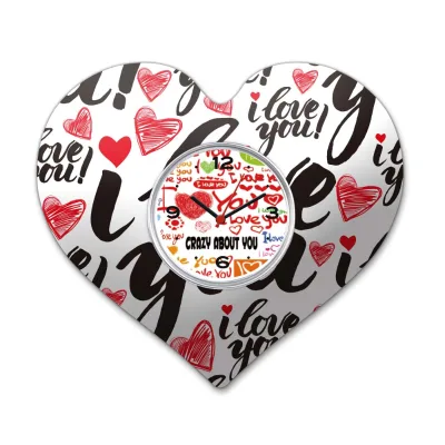 I love You Trending Corporate Premium Heart with Clock Gifts Cheap Items for Sale