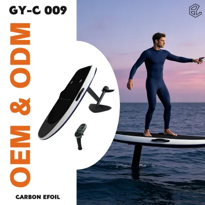 2026 Upgrade System GuanYong EFOIL Electric Hydrofoil Surfboard 58 AH Battery Assist Eco-Friendly Water Sports Customized Color