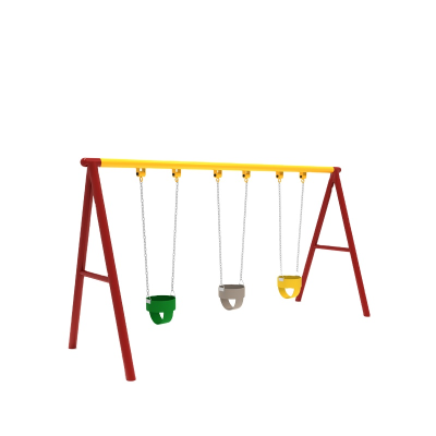 Colorful Children Swing Double Seat Funny Kids Swing Playground Swing Plastic Seat