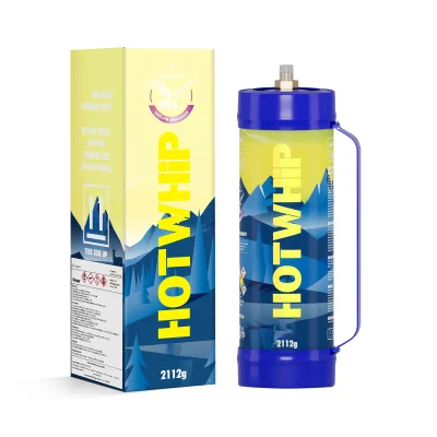 Fabrica OEM 3.3L Hotwhip Crema Cargador Y 2112g Postre Herramientas Cargador Crema Gas Cilindros Cream Chargers