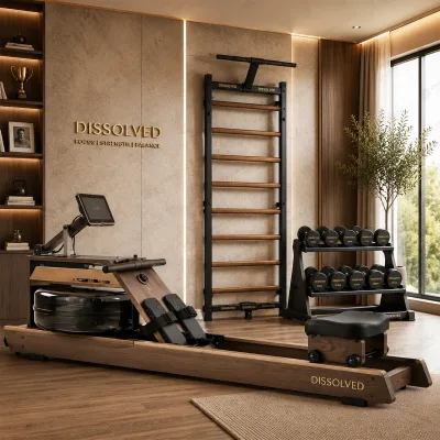 Wooden Sport Equipment Sports Equipment Manufactures Complete Set of Gym Equipment Commercial in Foshan Smart Rowing Machine