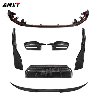 MP Style Body Kits for BMW 2 Series M240i High Quality Fast Delivery Dry Carbon Fiber Front Lip Rear Diffuser Wing 2021-2023