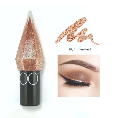 Fashion Private Brand Diamond Golden Shiny Eyeliner Eye Shadow Waterproof Shiny Eyeliner Wholesale Makeup