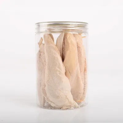 Top Selling OEM Factory Cat Food Crunchy Lecithin Rich FD Chicken Breast Meat Pet Snack Treats High Protein Skin Coat Health
