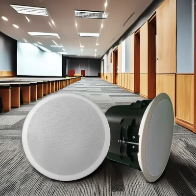 8-Inch Active Home Theater Sound System Ceiling Speakers Smart Subwoofer Hanging Line Array Speakers