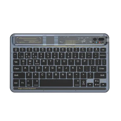 COTECi Fashion Design Portable 500mah Large Capacity Battery Typ-C Crystal Wireless Keyboard