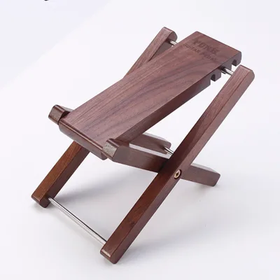 Wooden Guitar Foot Pedal Adjustable for Playing Acoustic Guitar Classic and Warm Color Pedals for Accessory Parts