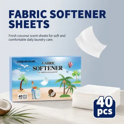 Long Lasting Scent Disposable Non-Harmful Dryer Fabric Softener Sheets Anti-Static Wrinkle Reduction Clothes Softener