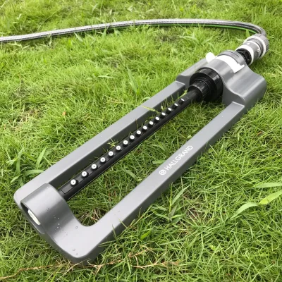 Accesorios De Riego Jardin Unbreakable Construction Gardening Plastic Automatic Oscillating Lawn Sprinkler Systems