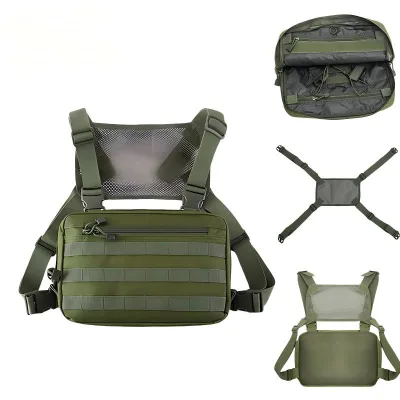 Men's Chest Bag New Outdoor Upgraded Version Enthusiast Casual Multi-purpose Toolkit Zipper Portable Fashion