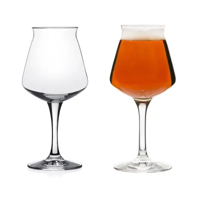 Italian Drinking Serving Glasses Stemmed Tulip Craft Teku Beer Glass