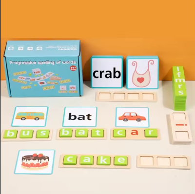Preschool Learning Word Recognition Spelling Memory Matching English Words Spelling Word Game