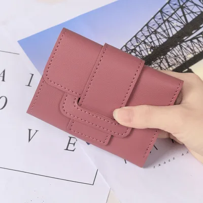 Antique Style Han Elements New Kids Wallet & Cardholder Short Coin Purse with Large Capacity Simple Multifunctional Design