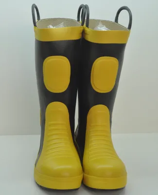 Ayonsafety OEM AS-FFB01 Fire Resistant Rubber Firefighting Safety Boots Portable Flexible Heat & Electrical Insulation