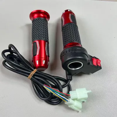 Factory Direct Sales Electric Vehicle Parts Aluminum Alloy Three-speed Throttle Electric Motorcycle Racing Speed Control Twist