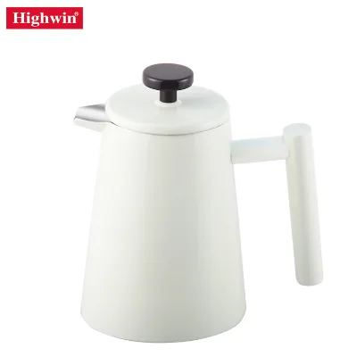 Highwin New Release Double Wall Insulation Color Painting Stainless Steel Coffee Pot