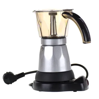 Ecocoffee Top Seller Kitchen Accessories Silver Espresso Coffee Maker 300ml Moka Pot Coffee & Tea Sets