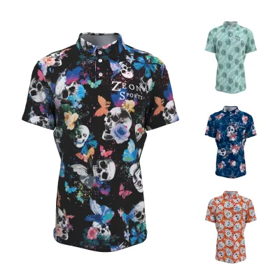 New Arrival Custom logo Popular Design Sublimated Men's Polo Shirt High Performance Sports Golf Polo Shirts