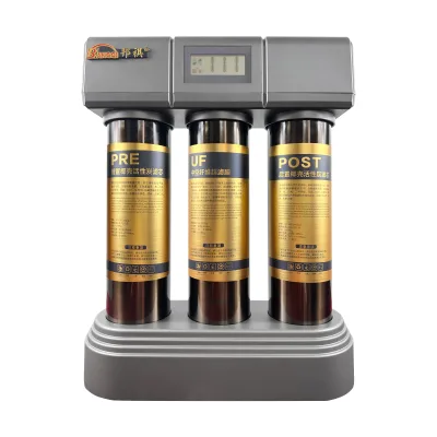 Third Level Luxury Sintered Carbon Ultrafiltration Machine Manual Portable Kitchen Water Filter for Outdoor Use for Households