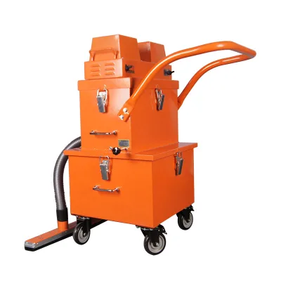 High Efficiency Double-Tube Vacuum Cleaner Concrete Grinder Equipped with Motor for Dust-Free Grinding