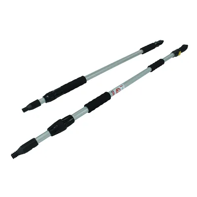 Two Sections Adjustable Extendable Telescopic Aluminum Pole for Cleaning Products