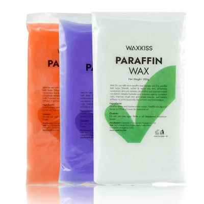 Waxkiss Manufacturer Refined Paraffin Wax Best Selling 200g Paraffin Wax Spa Feet Hands Moisturizing Hard Bath Fir Skin Care