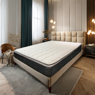 Two Side Use Pocket Spring Bed Mattress Supportive Soft Foam Mattress Fabrics Customized Full Size Bedroom Mattress