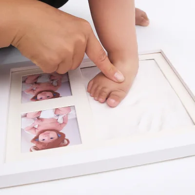 Baby's Hand and Foot Prints, One Year Old European Souvenir for Babies, Hand and Foot Print Gifts