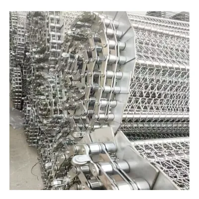 304 316 Stainless Steel Spiral Wire Belt Sprocket Balanced Weave Wire Mesh Conveyor for Food Processing Baking Industry