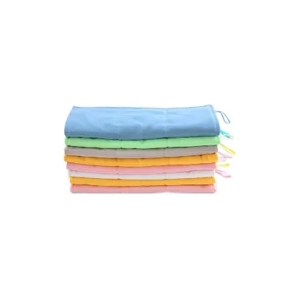 Alcohol Resistant Partition Microfiber Absorbent Antistat ESD Wiping Cloth for Cleanroom Use