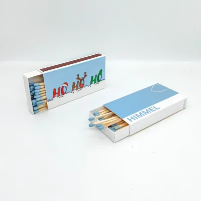 Luxury for Eco-Friendly Classic Style Large Boxed Safety Matches Engraving Logo High-end Customization Colorful