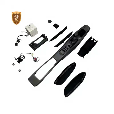 Car Interior Trim for Ferrari 488 GTB Spider Upgrade 488 Pista Carbon Fiber Center Console Base with Buttons