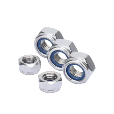 Wholesale Stainless Steel Nylon Insert Lock Nut DIN 985 UNC UNF Inch 304 Full Size OEM ODM Factory Custom