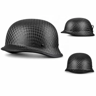 Lightweight One Hand Quick Release Buckle Red Pull Tab High Gloss Detachable Washable Liner Carbon Fiber Half Motorcycle Helmets