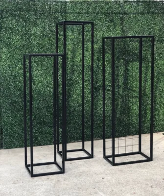 YiWu BestThings Wedding Black Metal Wedding Decoration Flower Stand
