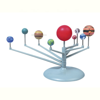 Kids Diy Self Painting Assembling Nine Planets Solar System Toy